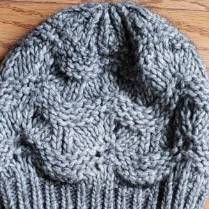 Fratelli Talli Slouchy chunky wool hat Italy nwot